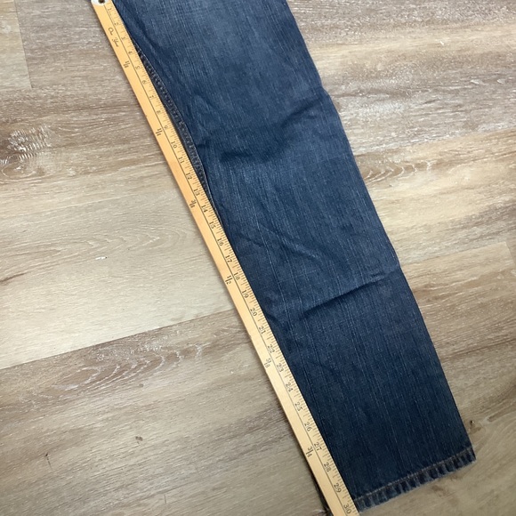 Levi’s 505 - Straight Leg Dark Wash Denim Jeans - Men’s Size 38x32 - Picture 11 of 12